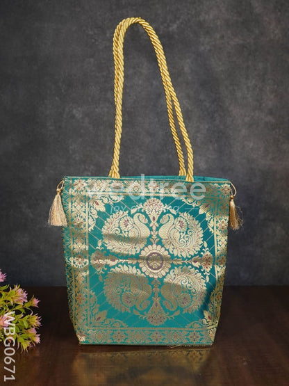 Grand Banarasi Hand bag (12x12)  - WBG0671