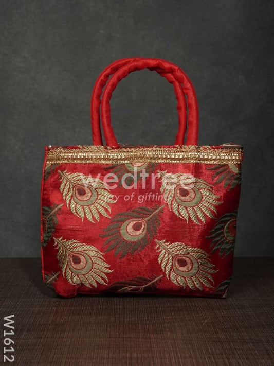 Hand Bag - Peacock Feather - W1612