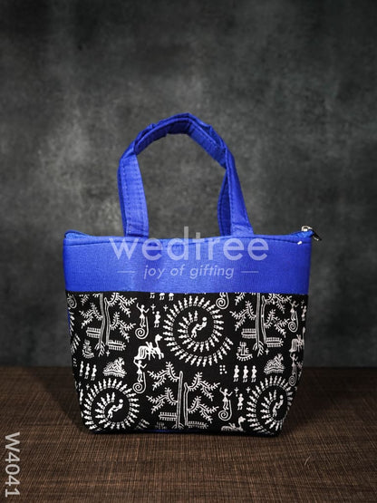 Hand bag with Warli Print - W4041