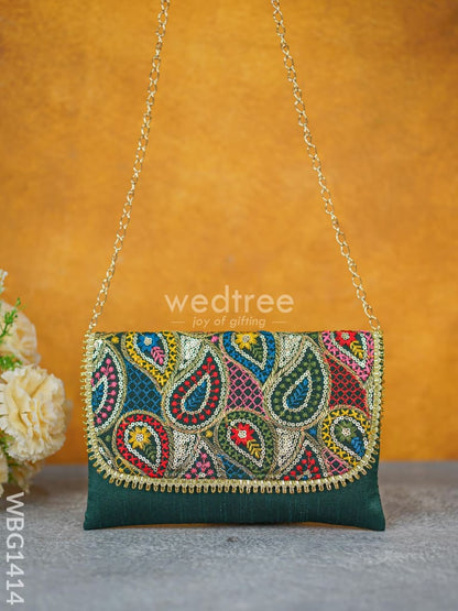 Hand Embroidered Sling Bag - WBG1414