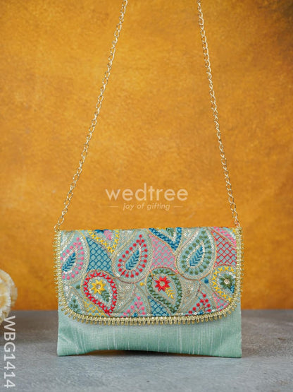 Hand Embroidered Sling Bag - WBG1414