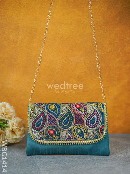 Hand Embroidered Sling Bag - WBG1414