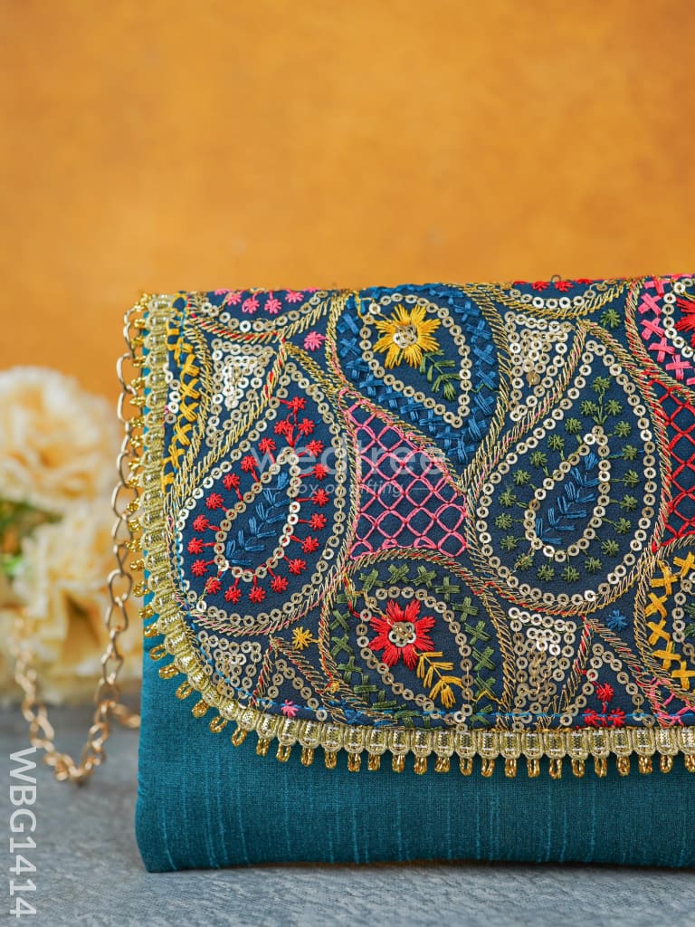 Hand Embroidered Sling Bag - WBG1414