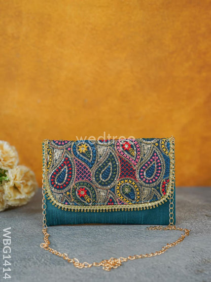 Hand Embroidered Sling Bag - WBG1414