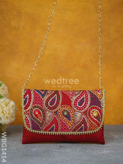 Hand Embroidered Sling Bag - WBG1414