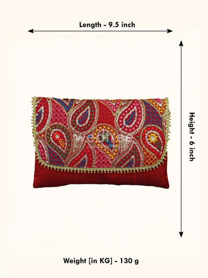 Hand Embroidered Sling Bag - WBG1414
