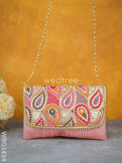 Hand Embroidered Sling Bag - WBG1414