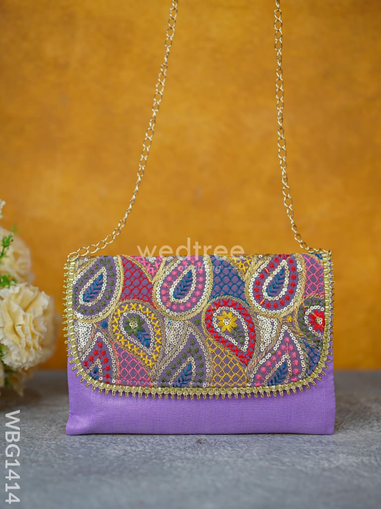 Hand Embroidered Sling Bag - WBG1414