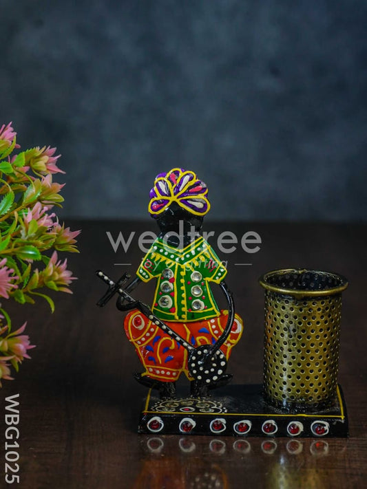 Hand Painted Musician Pen Stand - WBG1025