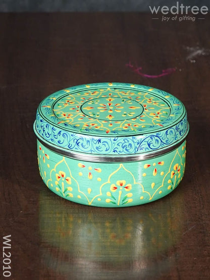 Hand Painted Poori Box - 5inches - WL2010