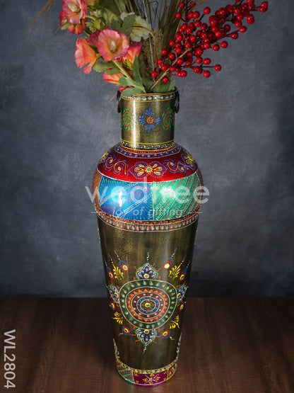 Hand Painted Vase - 30 inch - WL2804