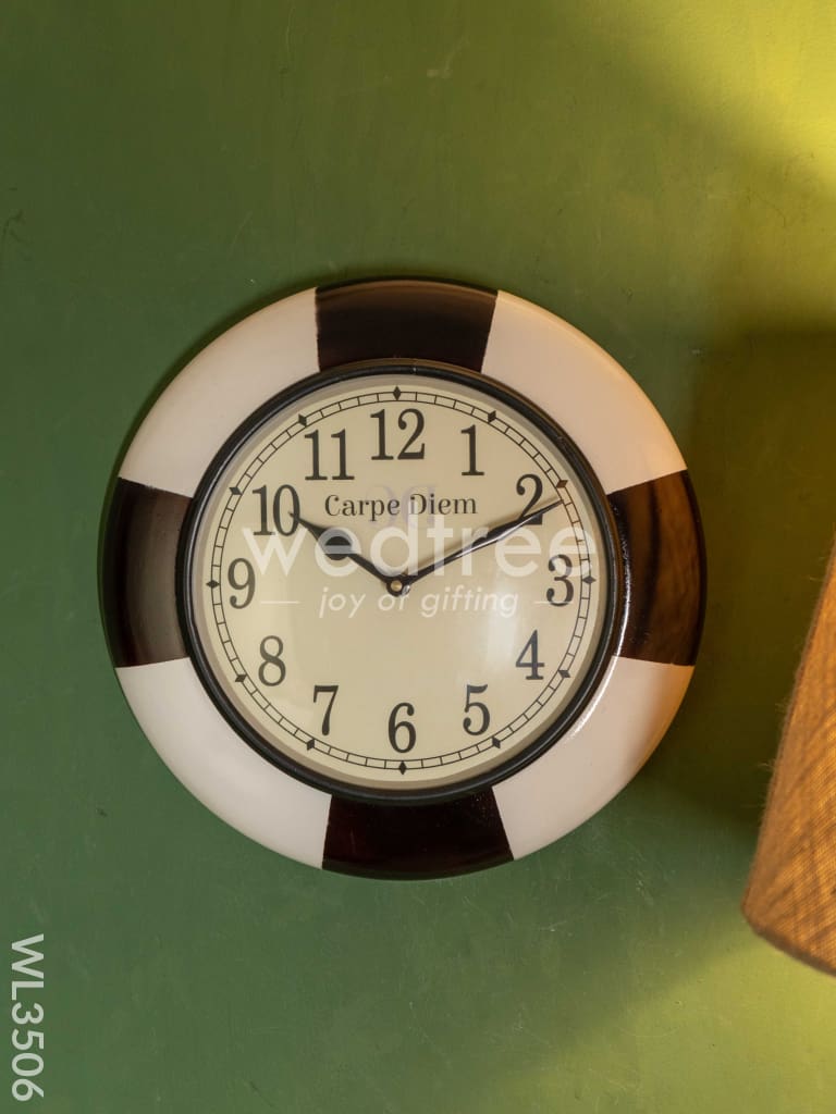 Hand Painted  - Wall Clock - 12 inch - WL3506