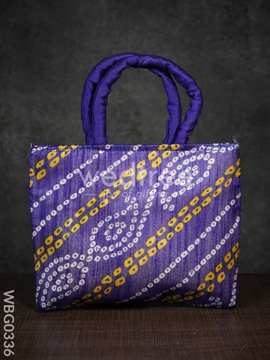 Handbag with Bhandani Print - WBG0336