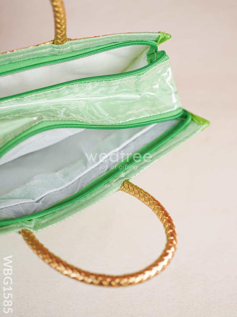 Handbag with Embroidery Design - Assorted - WBG1585