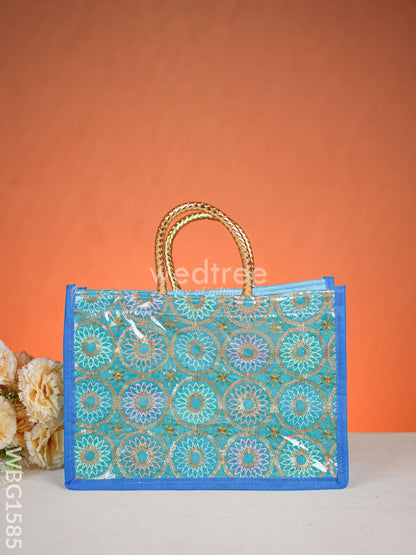 Handbag with Embroidery Design - Assorted - WBG1585