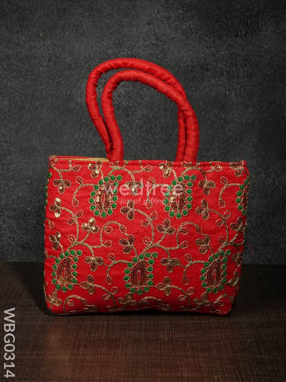Handbag with Mango Embroidery Design - WBG0314