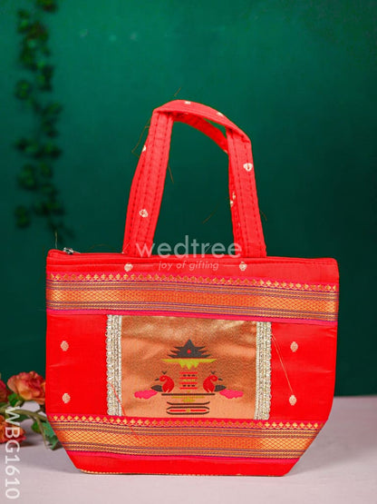 Handbag with Paithani Design - WBG1610