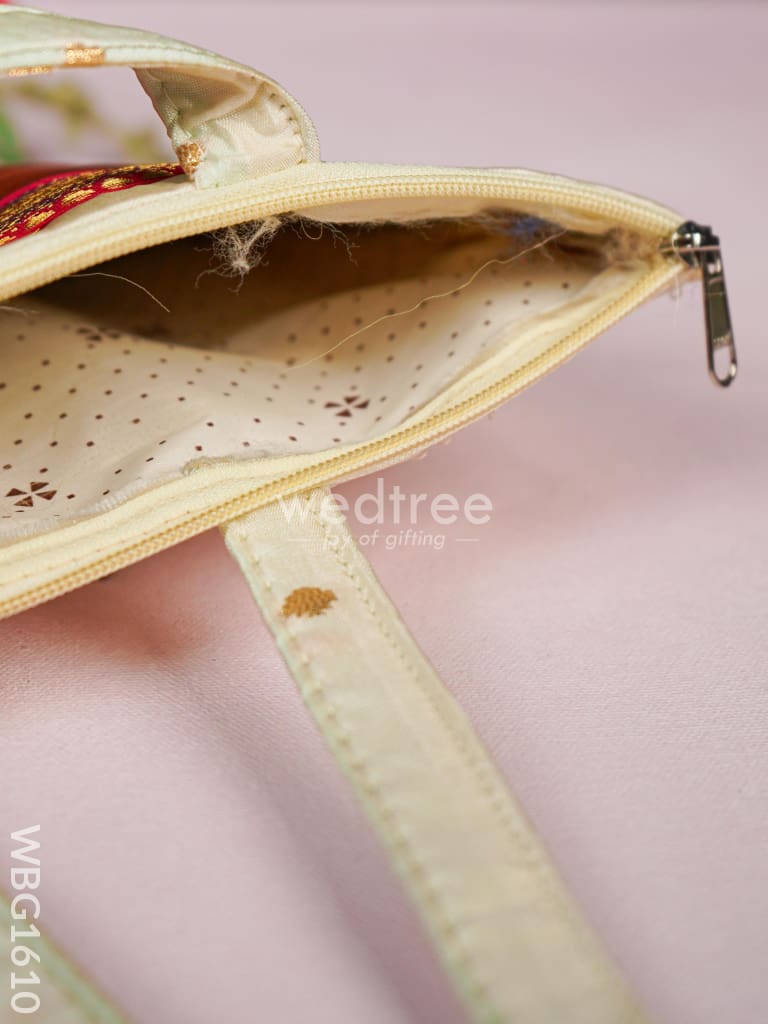 Handbag with Paithani Design - WBG1610