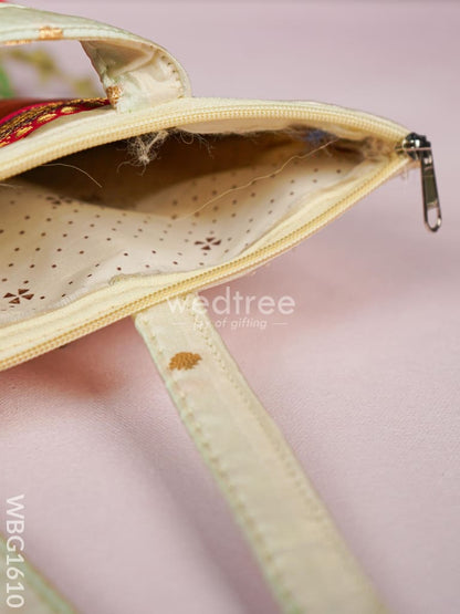 Handbag with Paithani Design - WBG1610