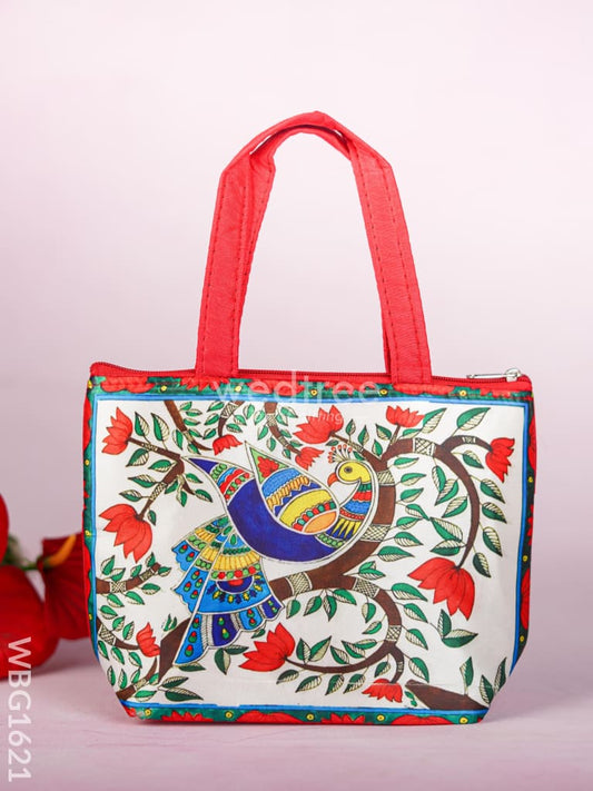 Handbag with Peacock Design - WBG1621