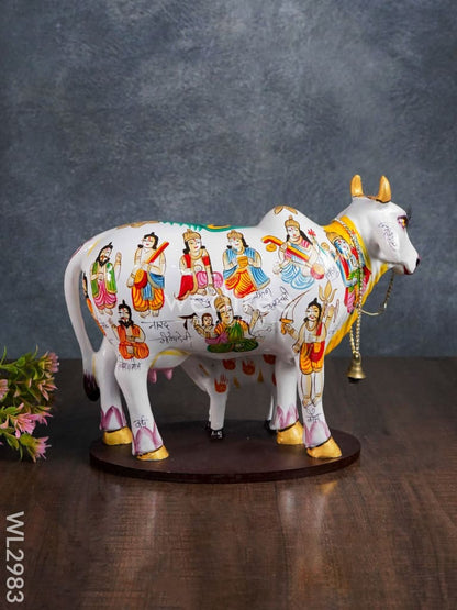 Handcrafted Polyresin Cow & Calf - Big - WL2983
