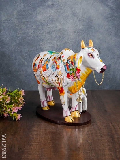Handcrafted Polyresin Cow & Calf - Big - WL2983