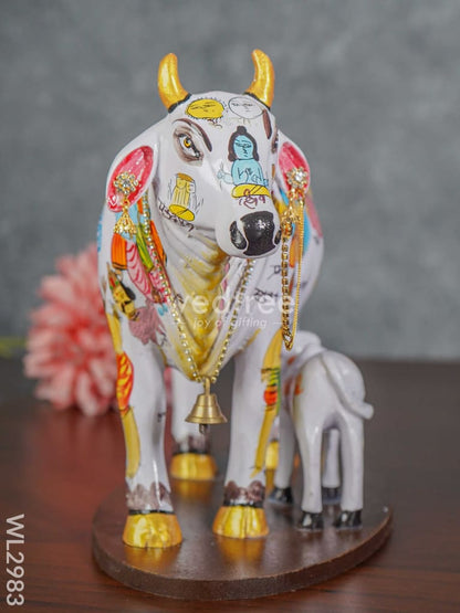 Handcrafted Polyresin Cow & Calf - Big - WL2983