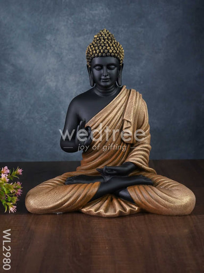 Handcrafted Sitting Buddha Idol - WL2980