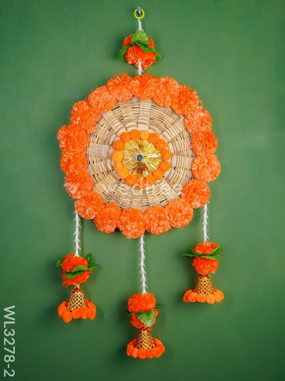 Hangable Artificial Flower Ring Hanging - WL3278-2