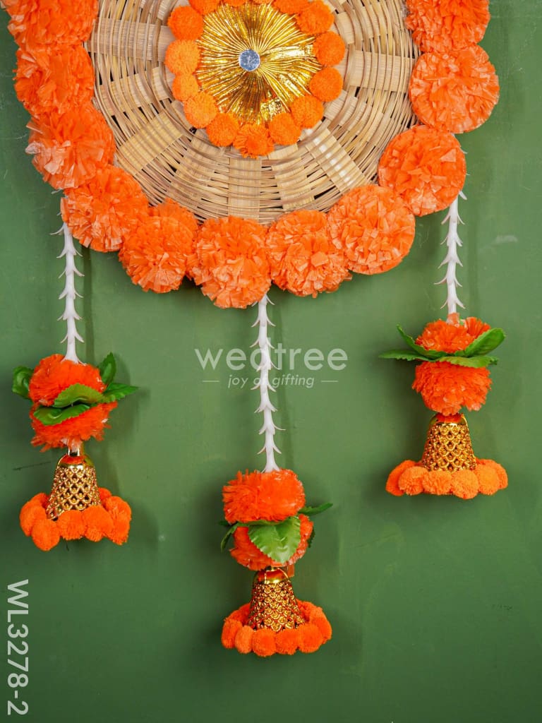 Hangable Artificial Flower Ring Hanging - WL3278-2