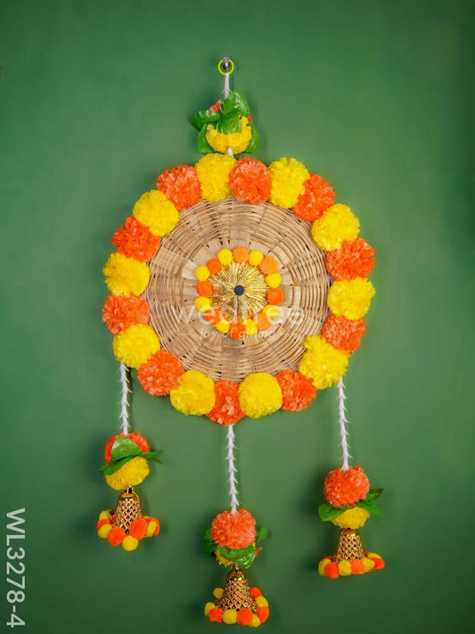 Hangable Artificial Flower Ring Hanging - WL3278-4