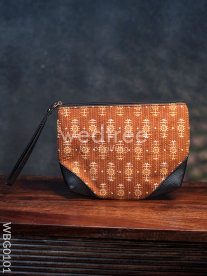 Ikkat Zipper Pouch - WBG0101