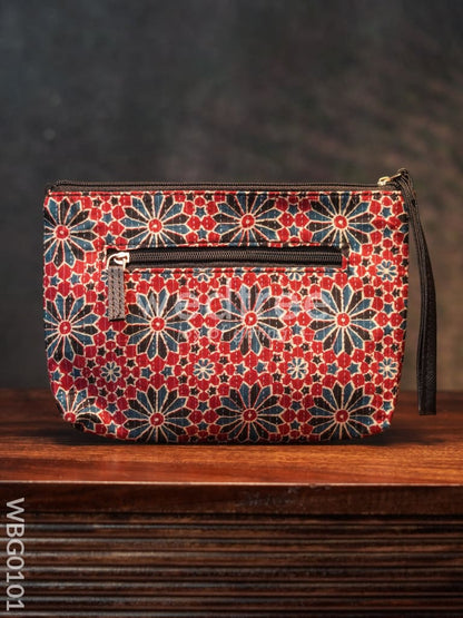 Ikkat Zipper Pouch - WBG0101