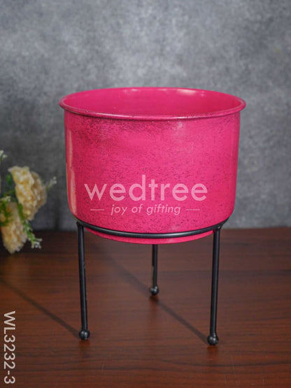 Indoor Planter Pot & Stand - WL3232-1