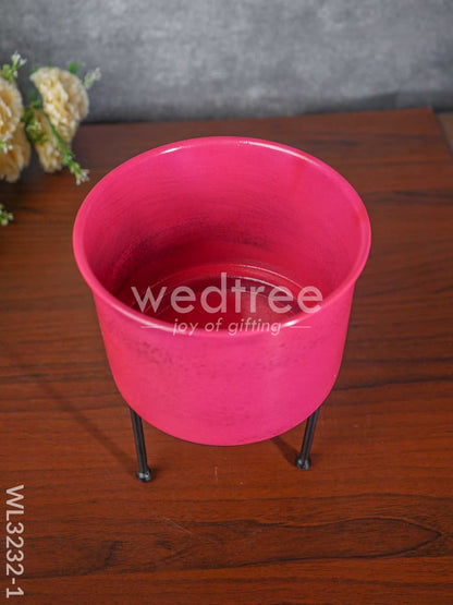 Indoor Planter Pot & Stand - WL3232-1