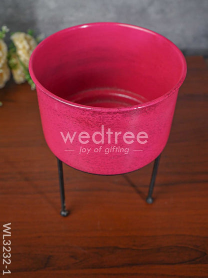 Indoor Planter Pot & Stand - WL3232-1