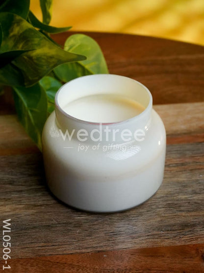 Iridescent scented Soy wax Jar (2.5 Inches) - WL0506