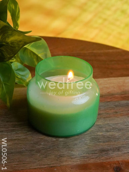 Iridescent scented Soy wax Jar (2.5 Inches) - WL0506