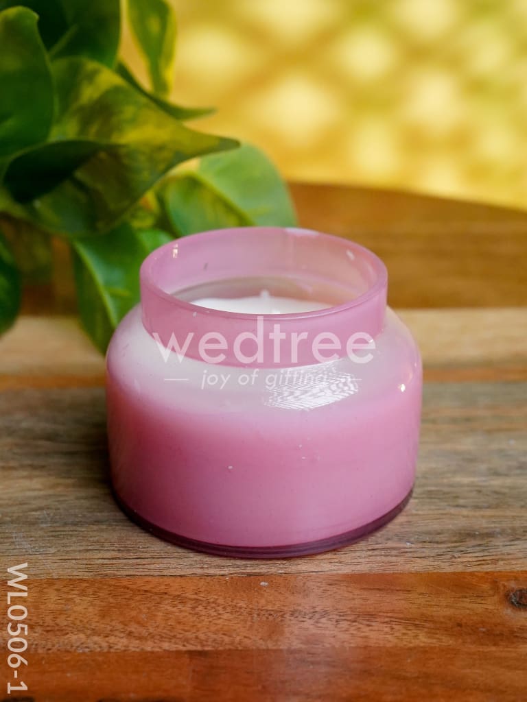 Iridescent scented Soy wax Jar (2.5 Inches) - WL0506