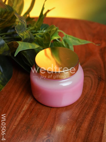 Iridescent scented Soy wax Jar (2.5 Inches) - WL0506