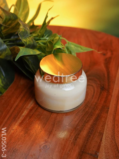 Iridescent scented Soy wax Jar (2.5 Inches) - WL0506