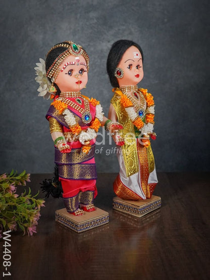 Iyer Style Nalangu doll - 12 inch - W4408-1
