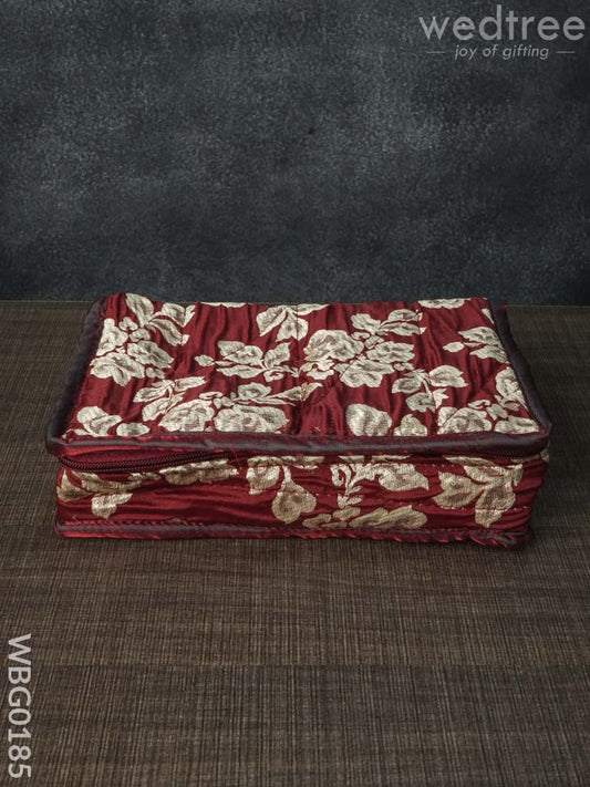 Jewel Pouch with Floral Design - WBG0185