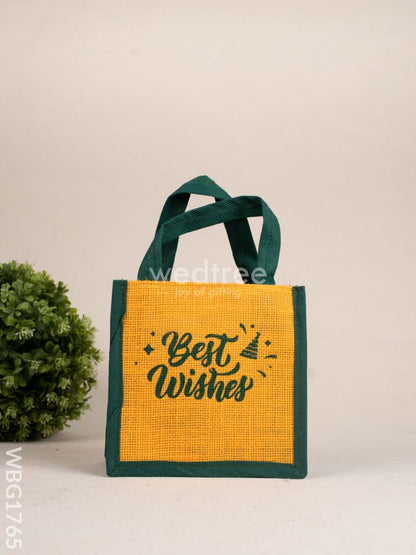 Jute Bag - Best Wishes - WBG1765