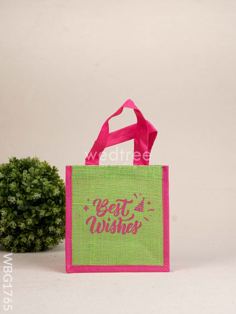 Jute Bag - Best Wishes - WBG1765