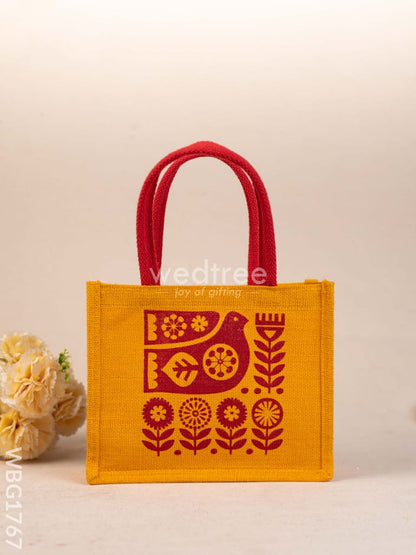 Jute Bag - Bird Design - WBG1767