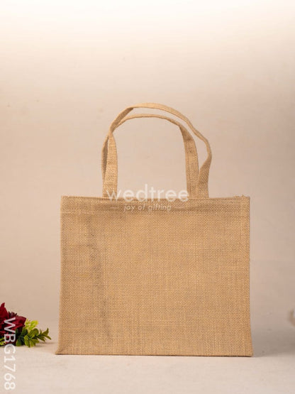 Jute Bag - Cream  - WBG1768