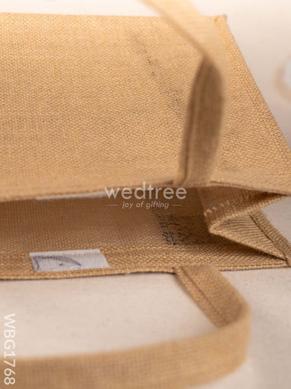 Jute Bag - Cream  - WBG1768