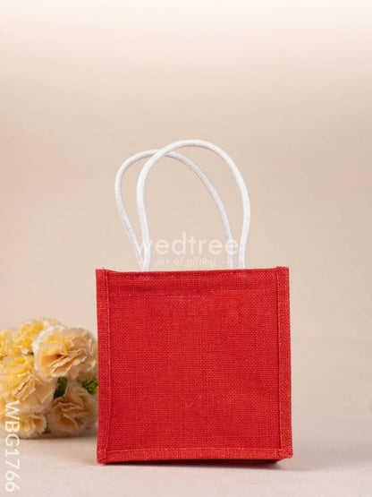 Jute Bag - Floral Design - WBG1766