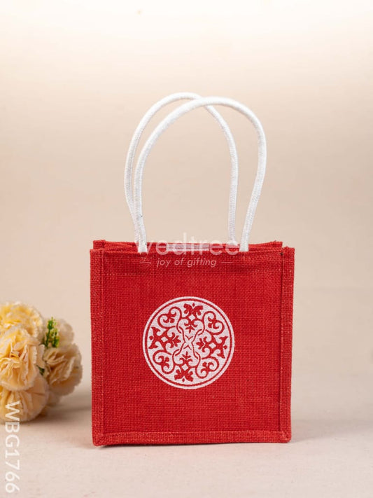 Jute Bag - Floral Design - WBG1766